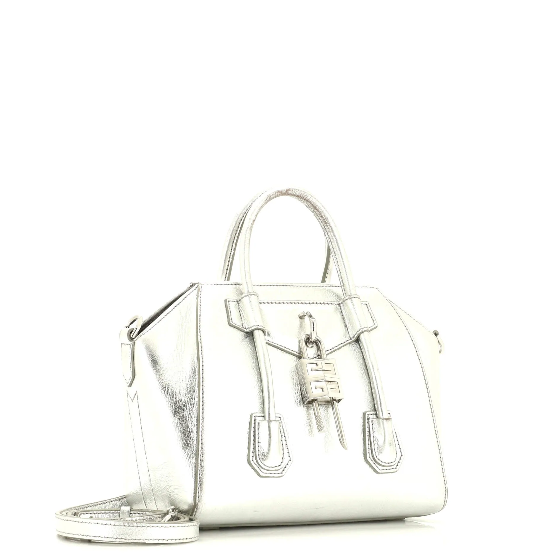 Antigona Lock Bag Leather Mini
