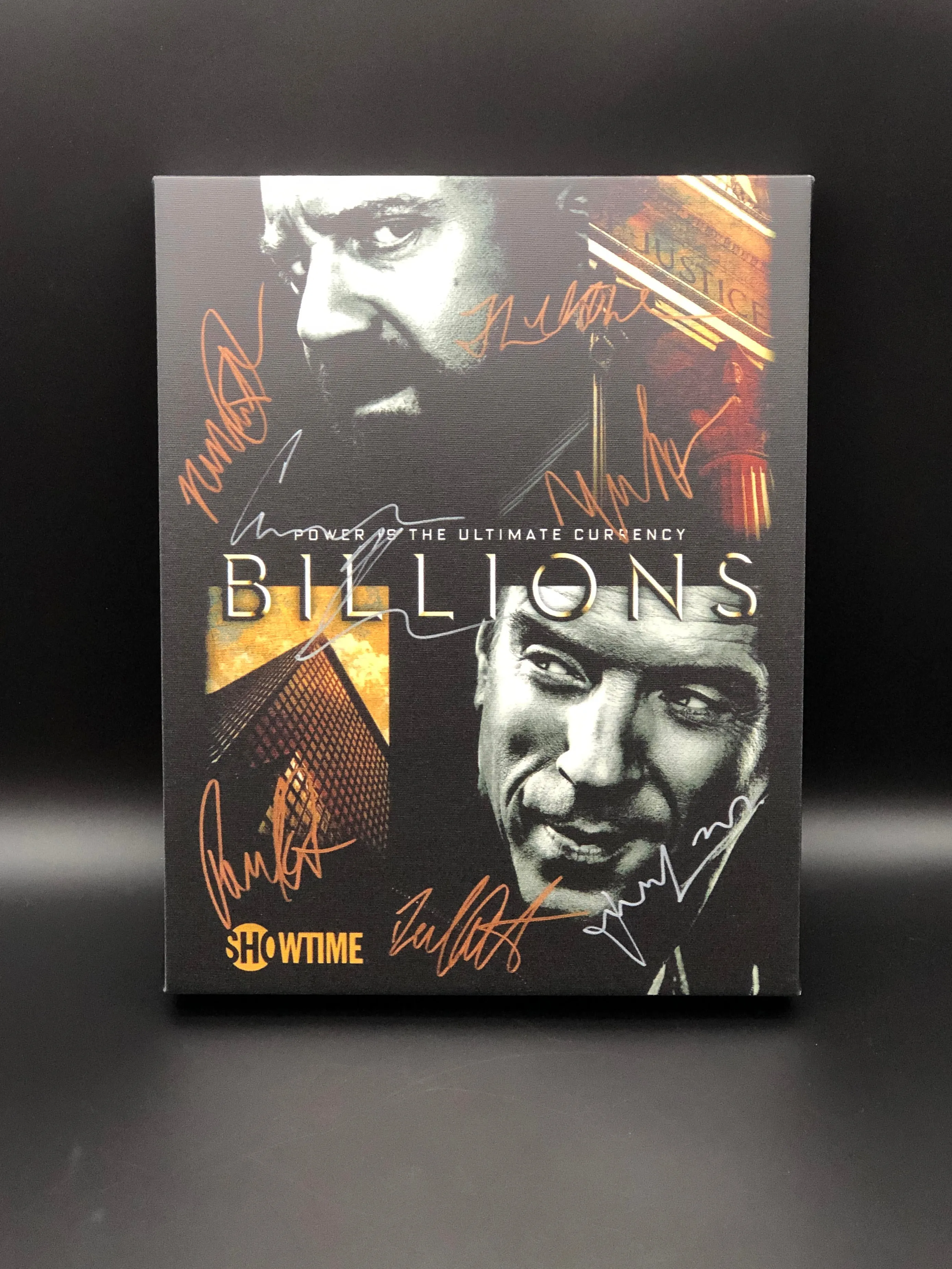 Billions Cast Facsimile Autograph 11x14 Canvas Print Wall Art