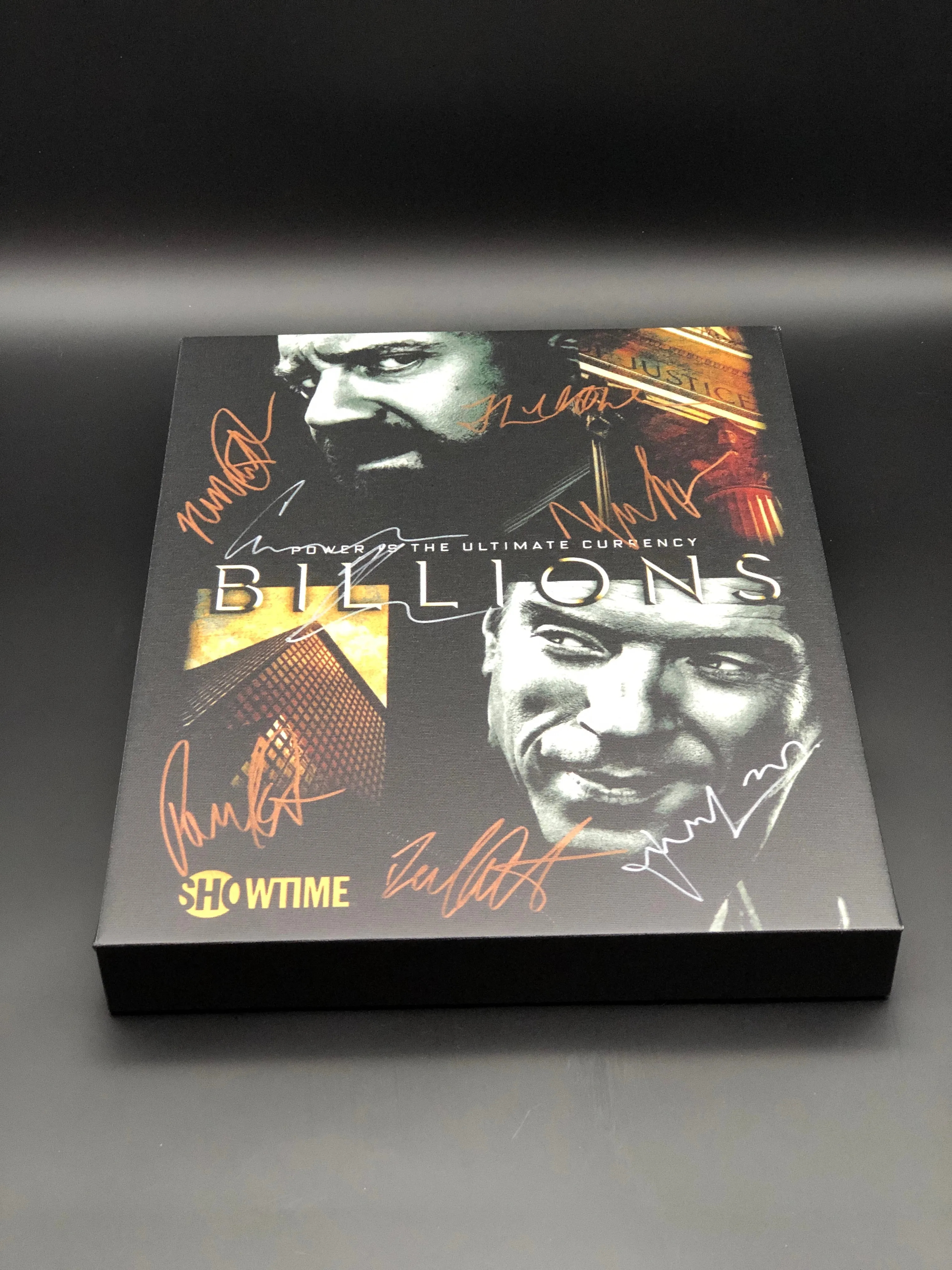 Billions Cast Facsimile Autograph 11x14 Canvas Print Wall Art