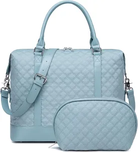BLUBOON Travel Tote Bags with Zipper Ladies Canvas Bag Weekender Overnight Bag for Women Carry on Duffel Bag Trolley Sleeve