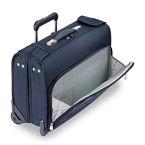Briggs & Riley Baseline-Softside Carry-On 2-Wheel Garment Bag, Navy