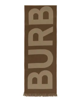 Burberry Logo Wool Scarf by Carro Luxury Maison