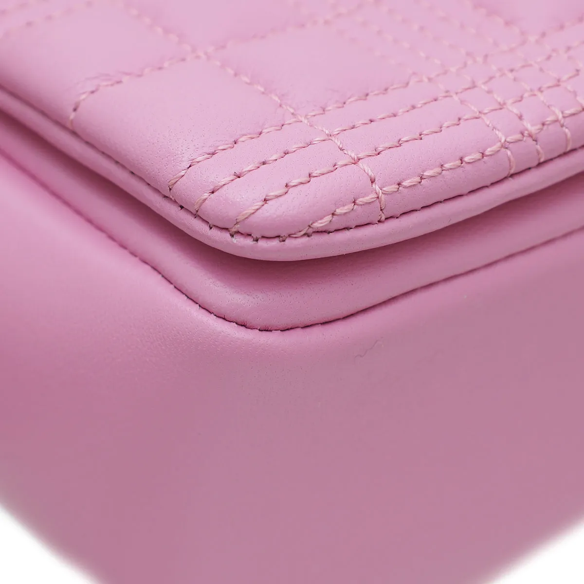 Burberry Primrose Pink Quilted Lola Camera Small Bag