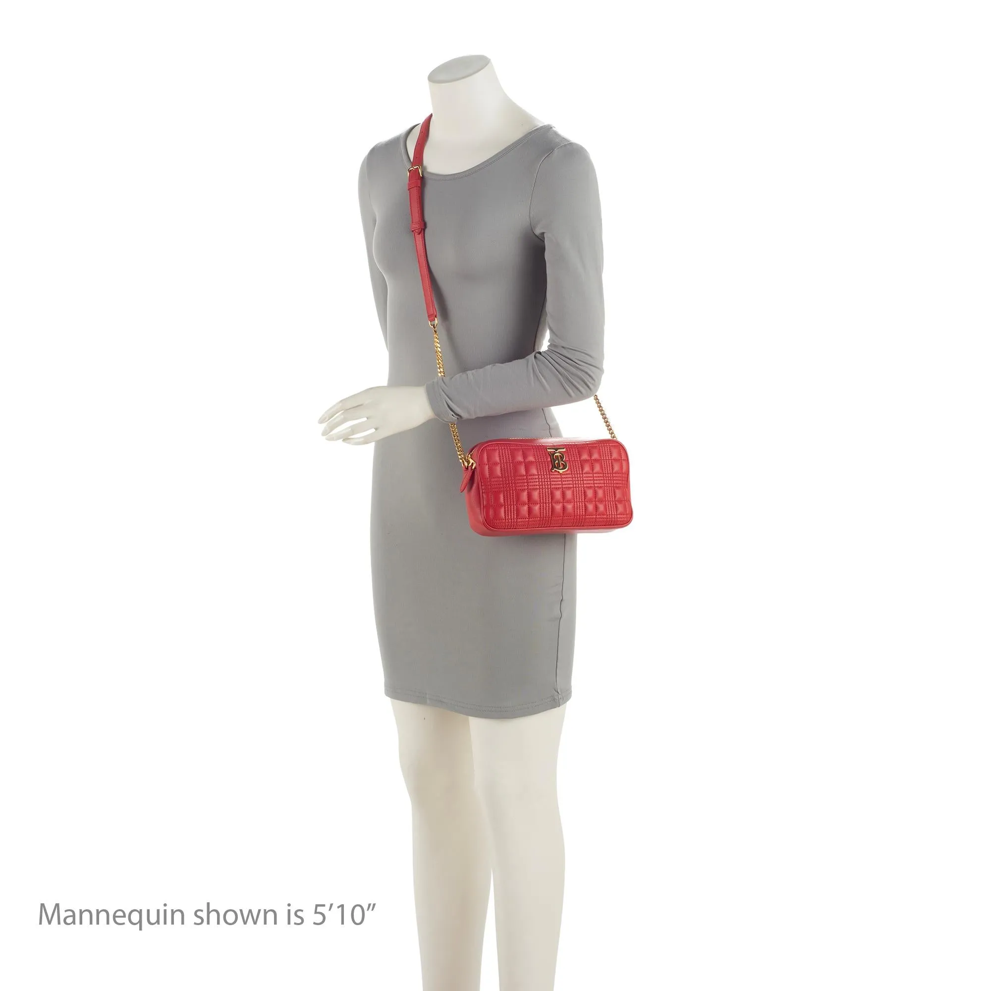 Burberry Quilted Lambskin TB Lola Camera Bag (SHF-G0RyLf)