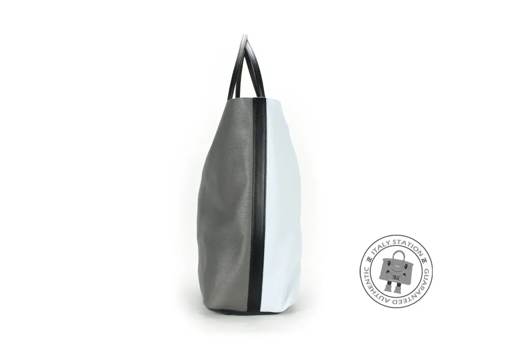 Givenchy 13L 5315 111 Antigona Shopping Elephant Grey / 031 Goat Medium Tote Bag Ghw