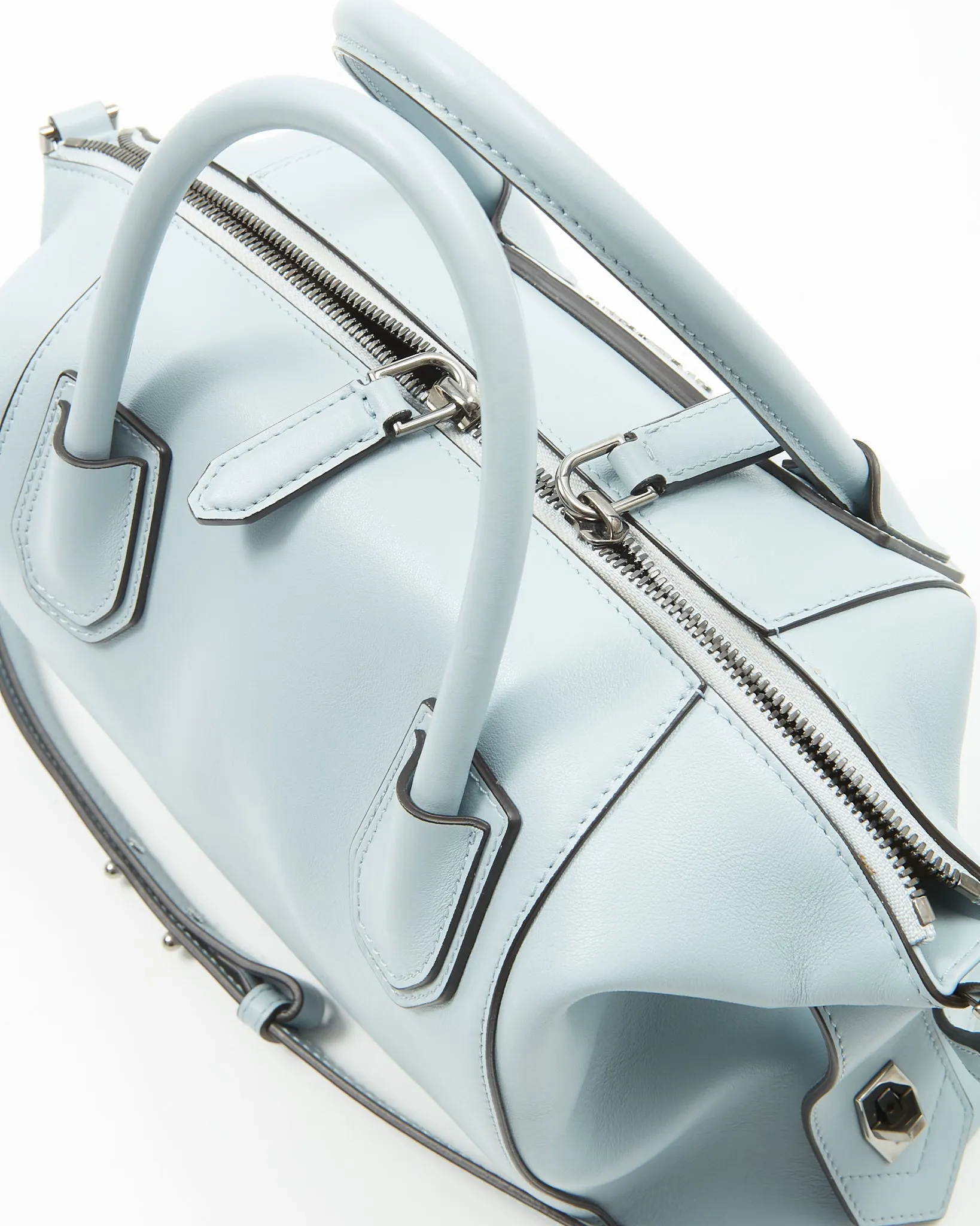 Givenchy Baby Blue Leather Soft Antigona Bag