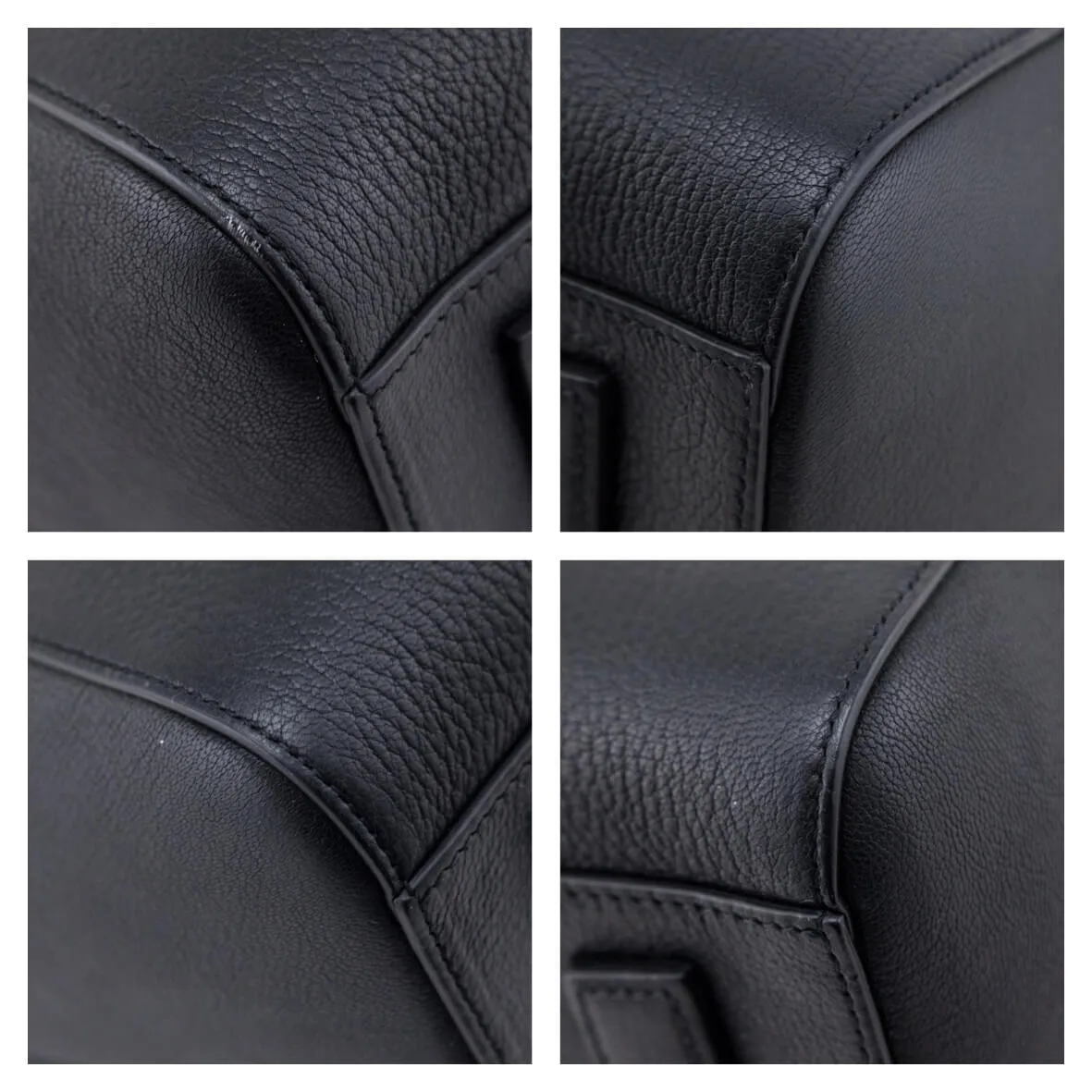 Givenchy Black Sugar Goatskin Medium Antigona Bag