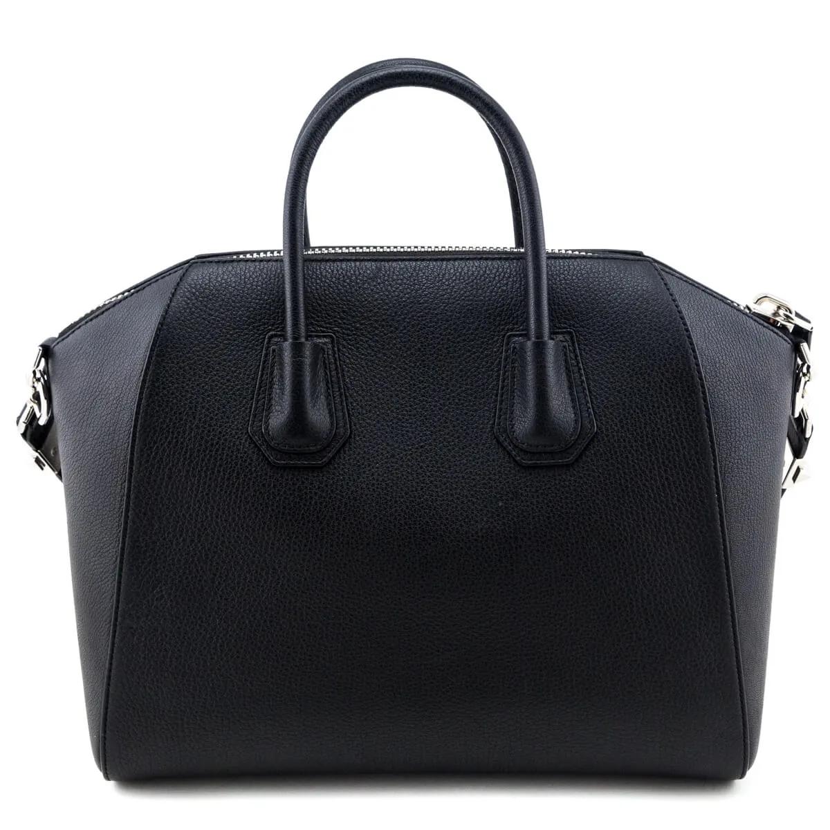Givenchy Black Sugar Goatskin Medium Antigona Bag
