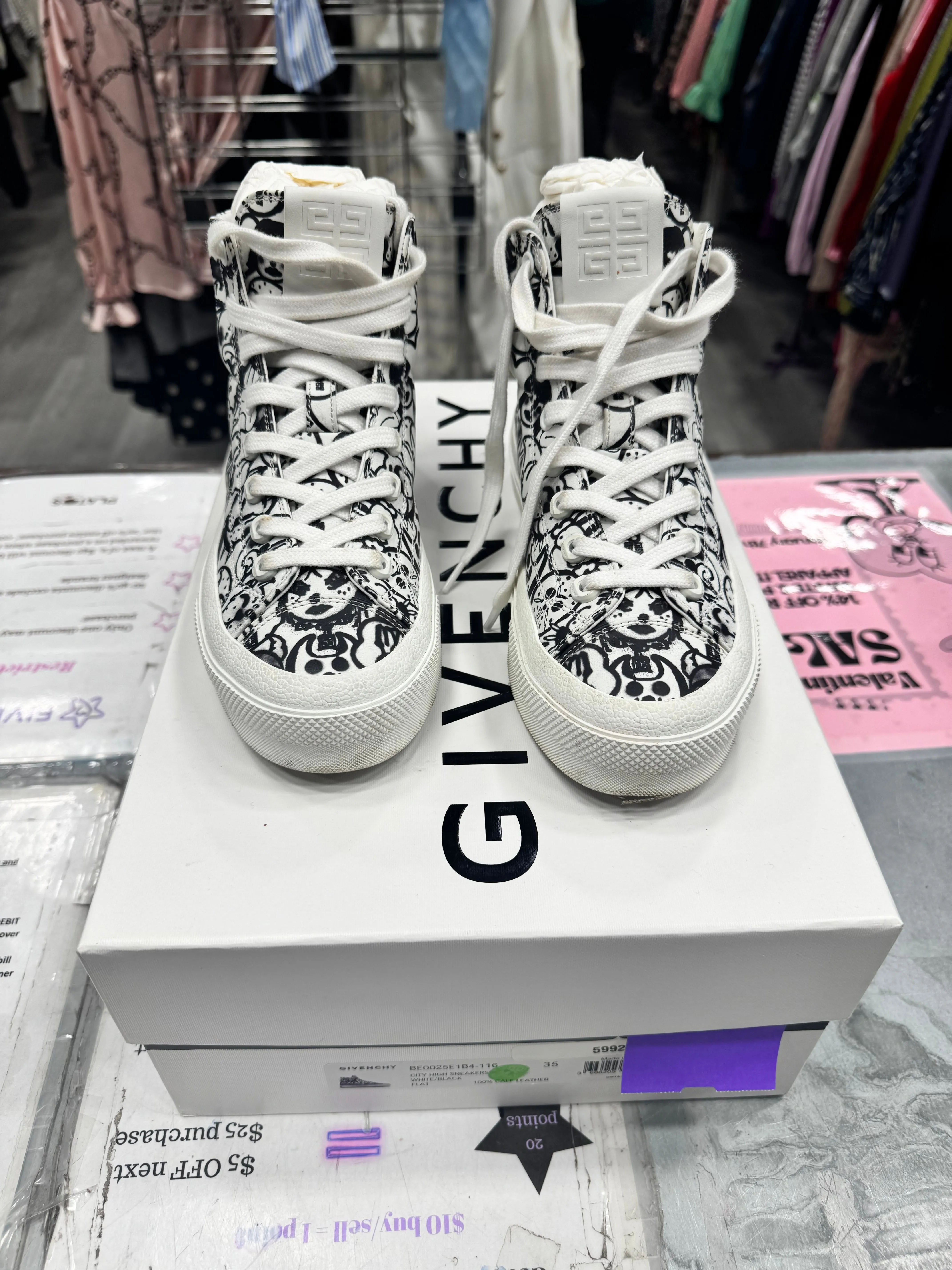 Givenchy Shoe 35 5 With Box and Dust Bags