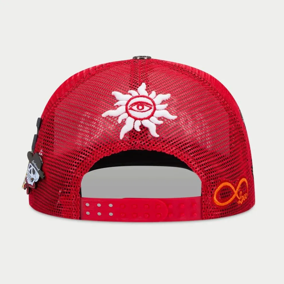 GS Forever Trucker Hat (Cherry) - GS4EVERCHRY
