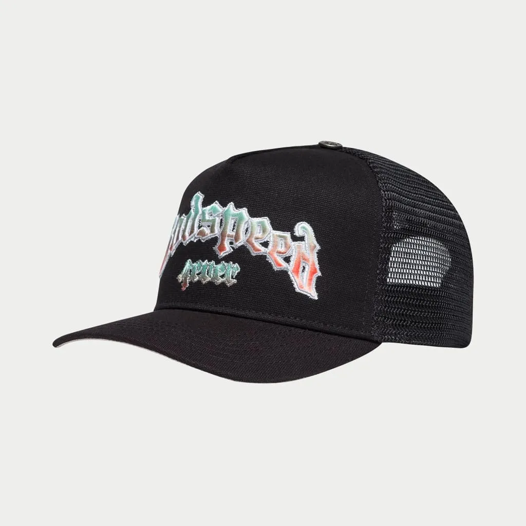 Gs Forever Trucker Hat (Gradient Black) - GO003CAPGDBLK