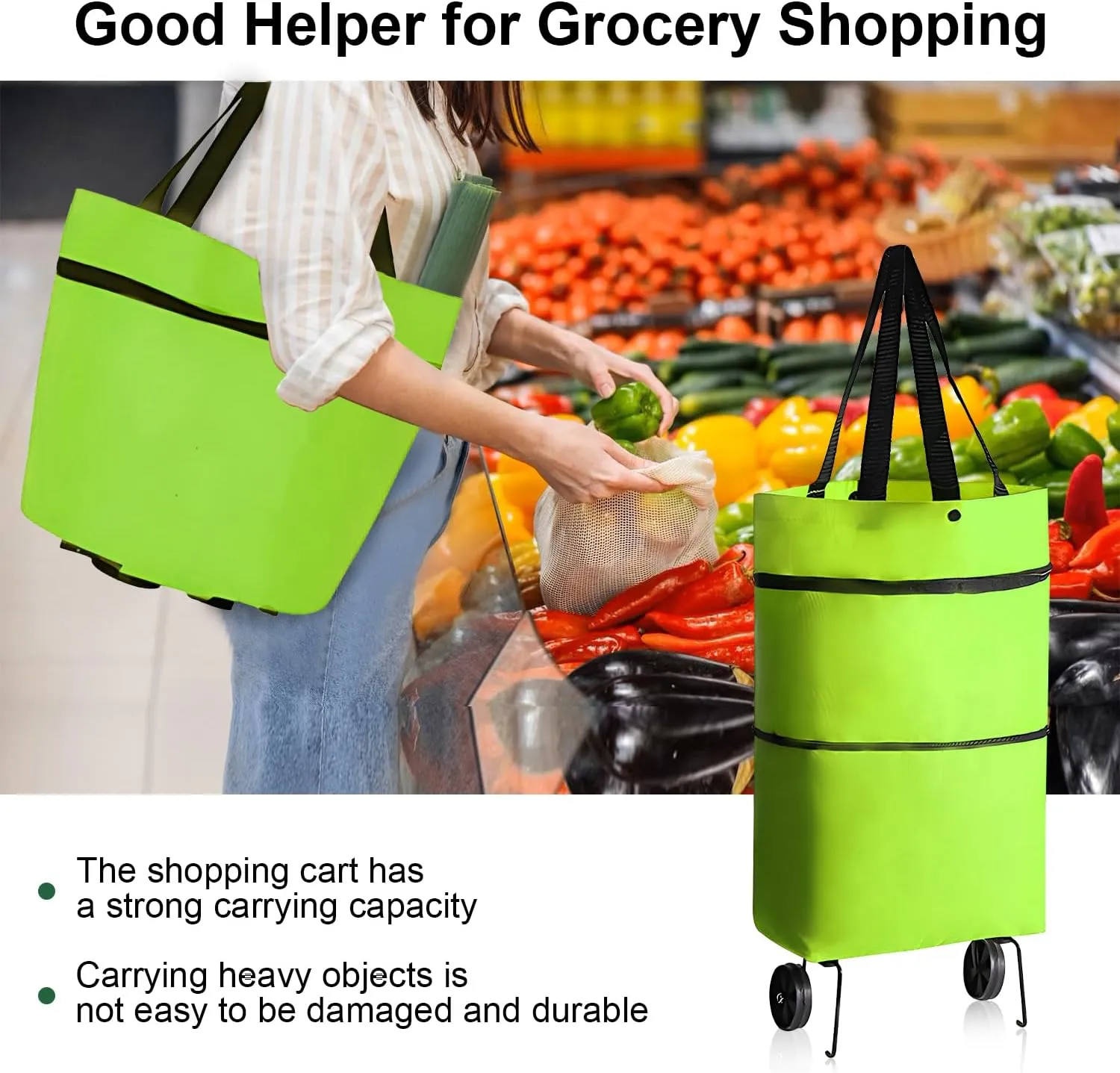 Home.Co- Expandable Trolly Bag