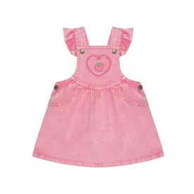 Huxbaby Berry Vintage Pinafore Dress - Bubblegum