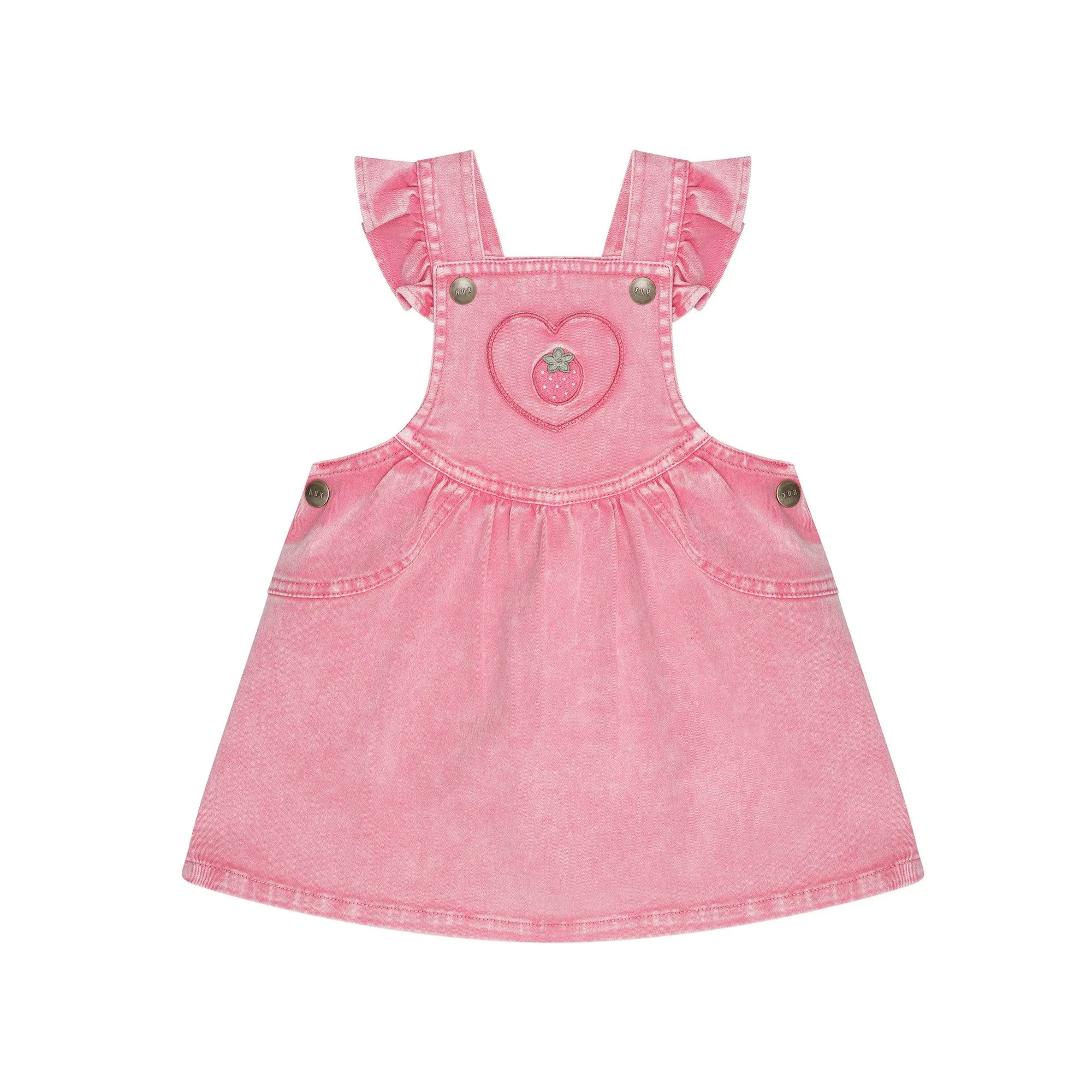 Huxbaby Berry Vintage Pinafore Dress - Bubblegum