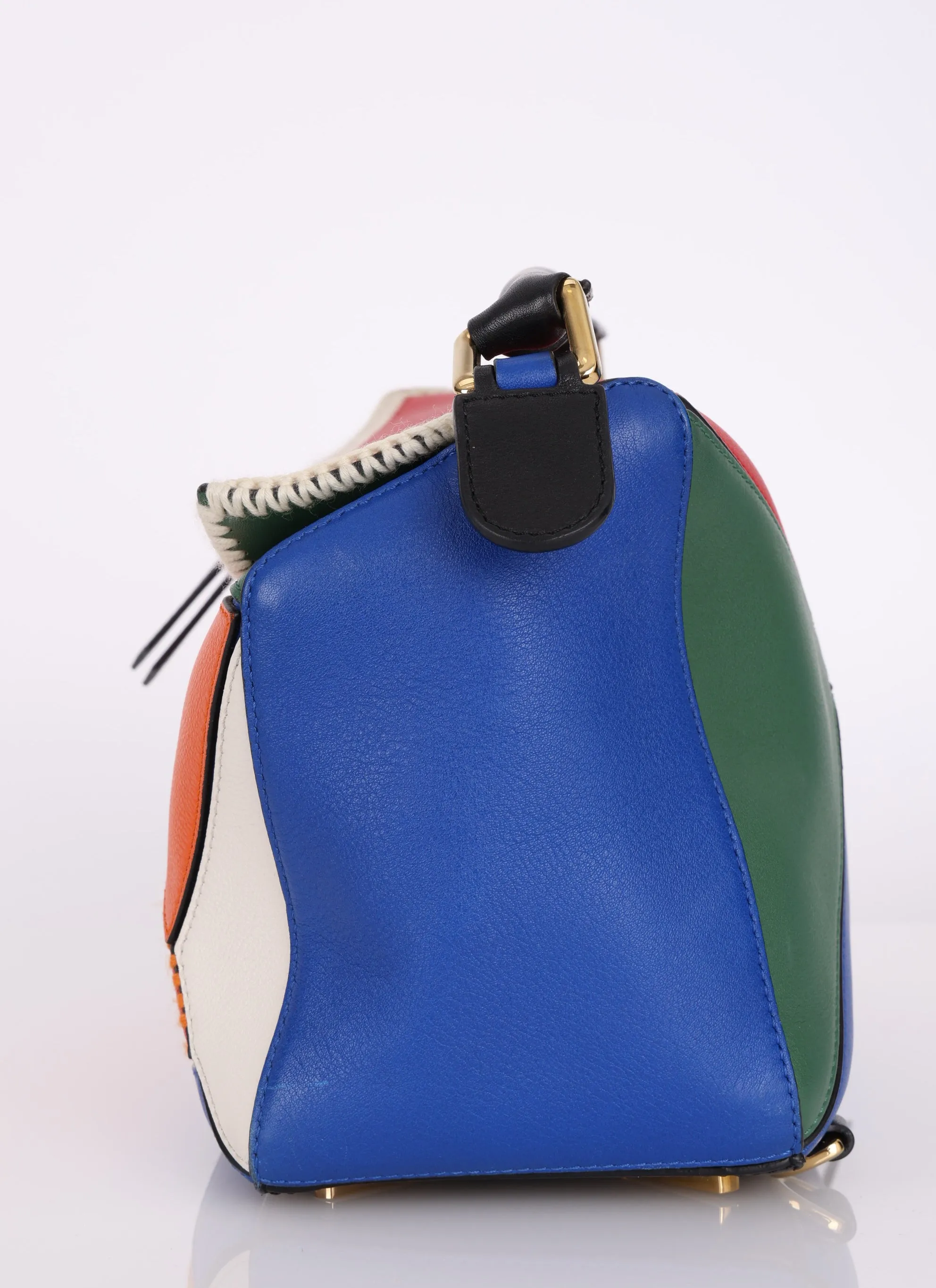 Loewe Calfskin Multicolor Embroidered Puzzle