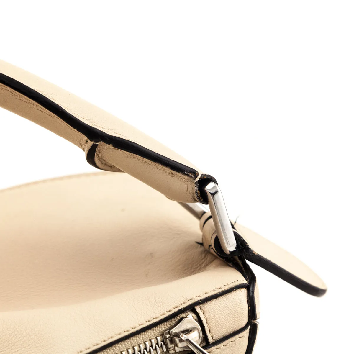 Loewe Light Beige Calfskin Medium Puzzle Bag