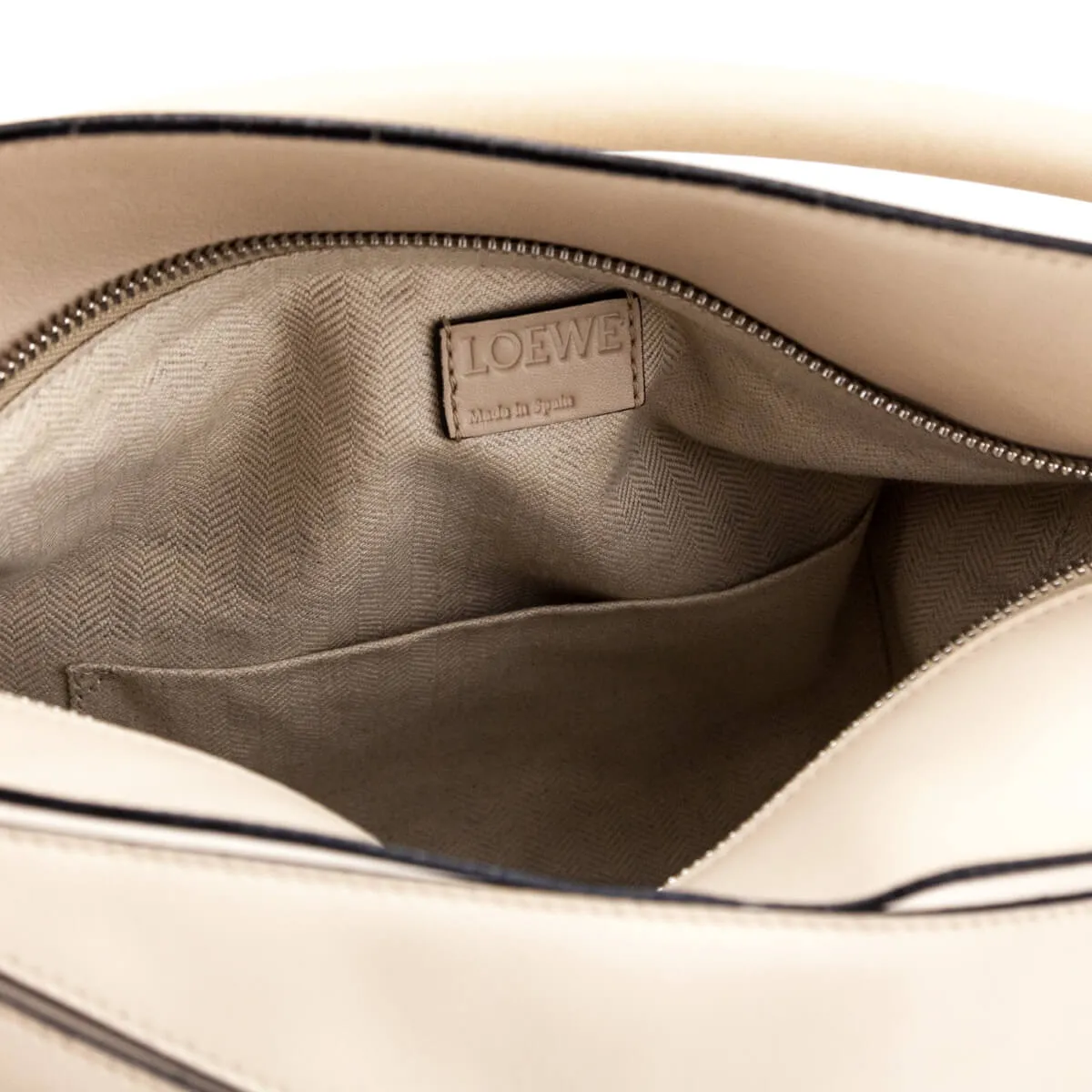 Loewe Light Beige Calfskin Medium Puzzle Bag