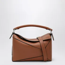 Loewe Light Brown Small Puzzle Bag Women