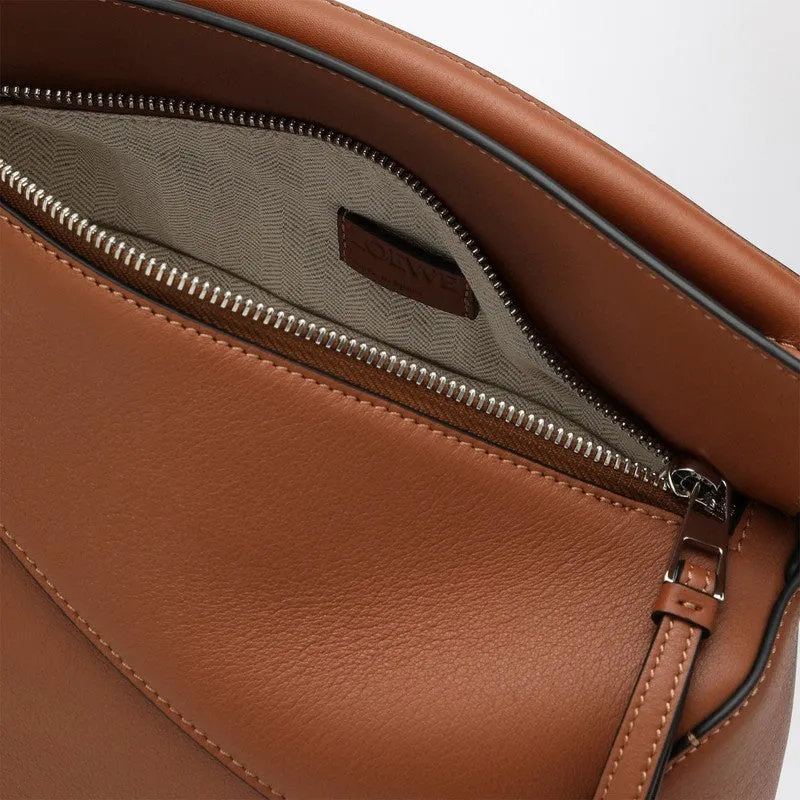 Loewe Light Brown Small Puzzle Bag Women