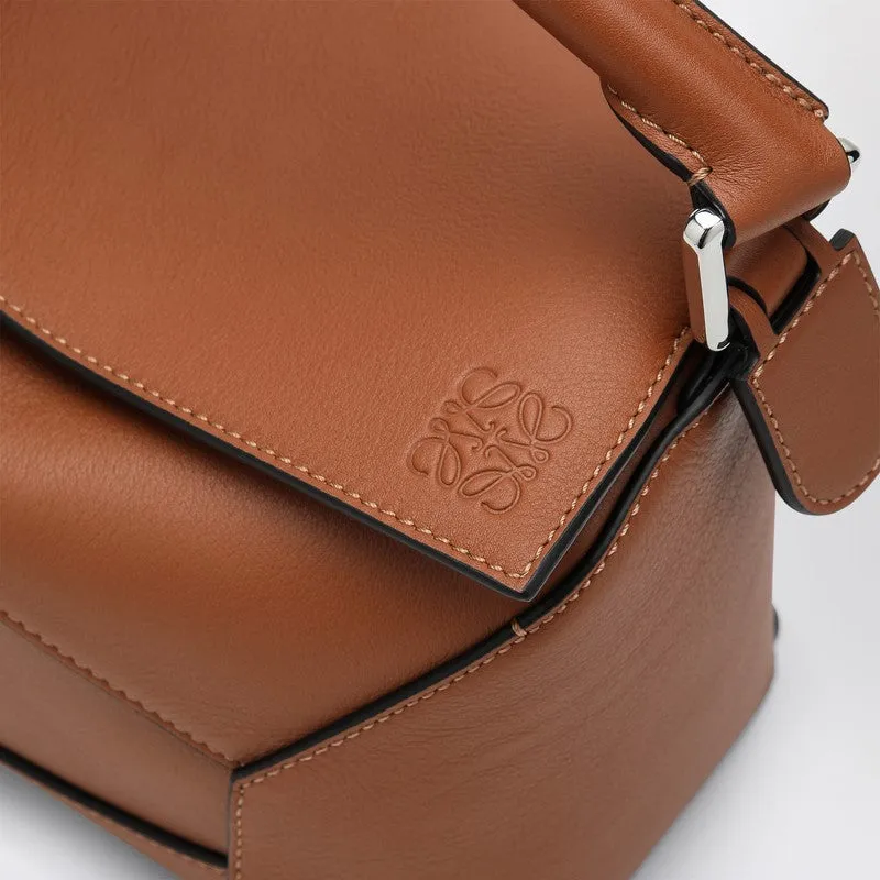 Loewe Light Brown Small Puzzle Bag Women