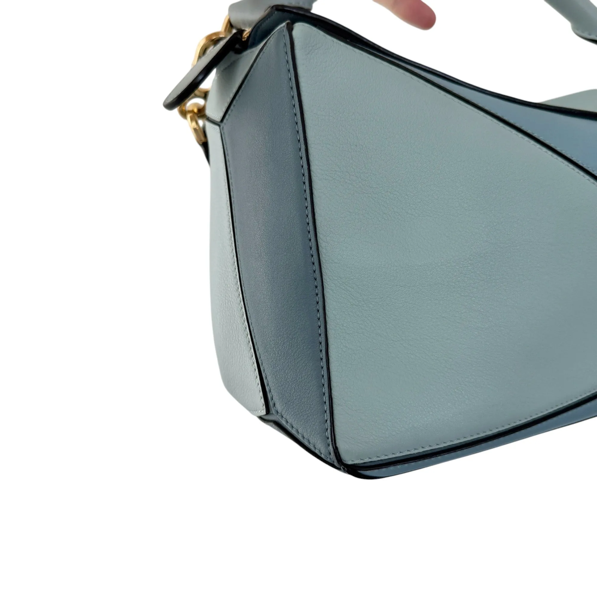 Loewe Puzzle Bag Tri-colour Grained Calfskin Gold-tone Hardware