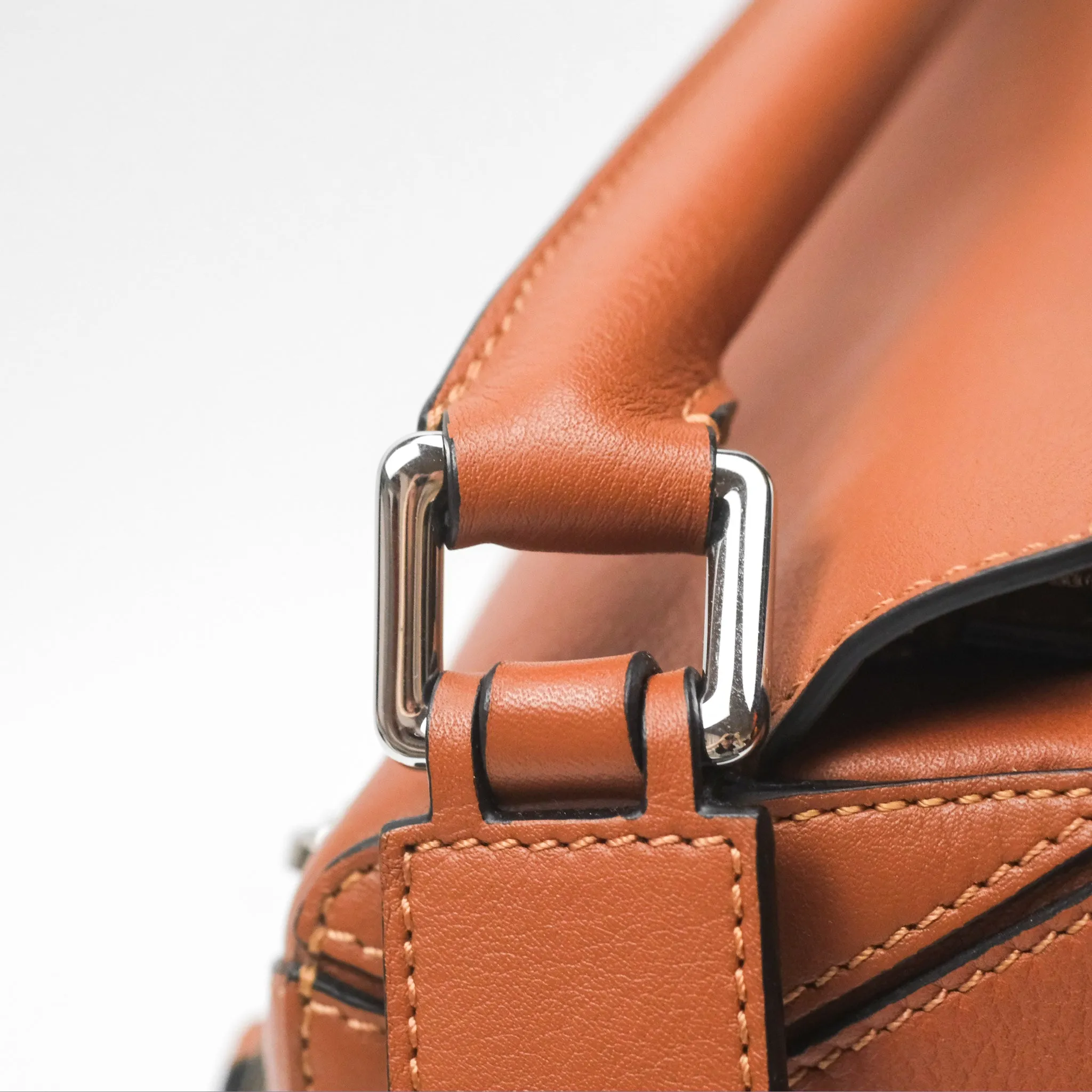Loewe Small Puzzle Bag Tan Calfskin