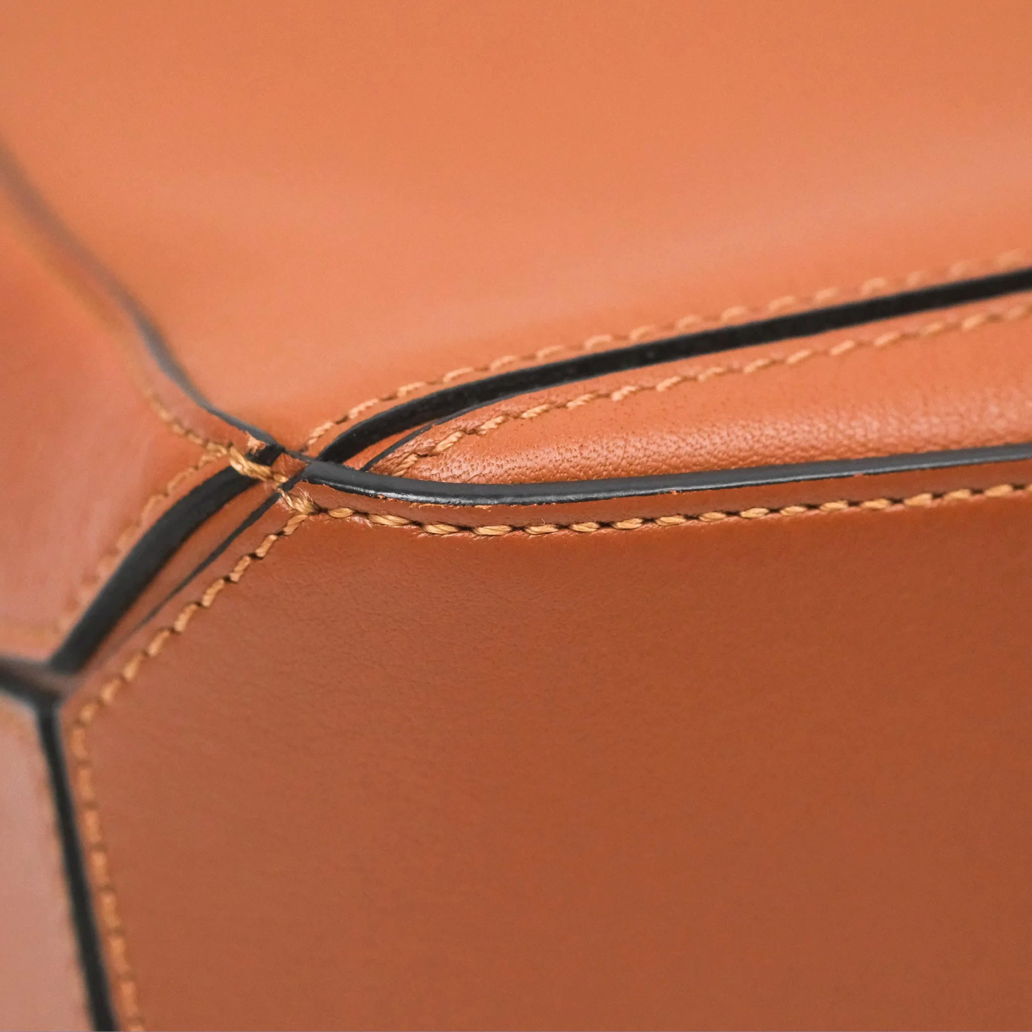 Loewe Small Puzzle Bag Tan Calfskin