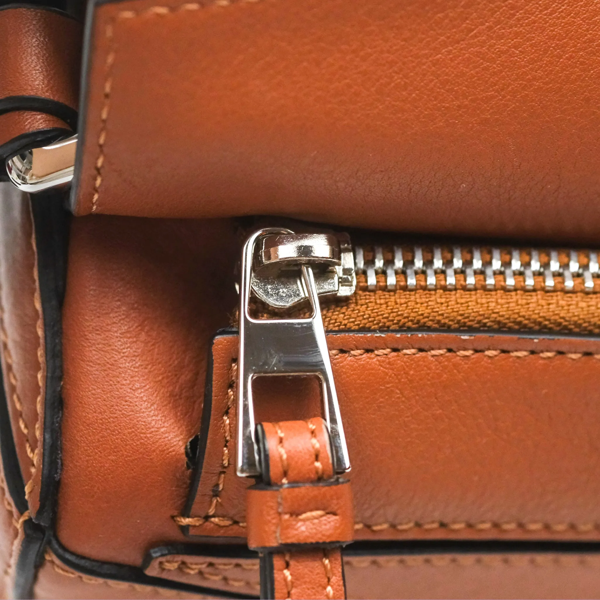 Loewe Small Puzzle Bag Tan Calfskin