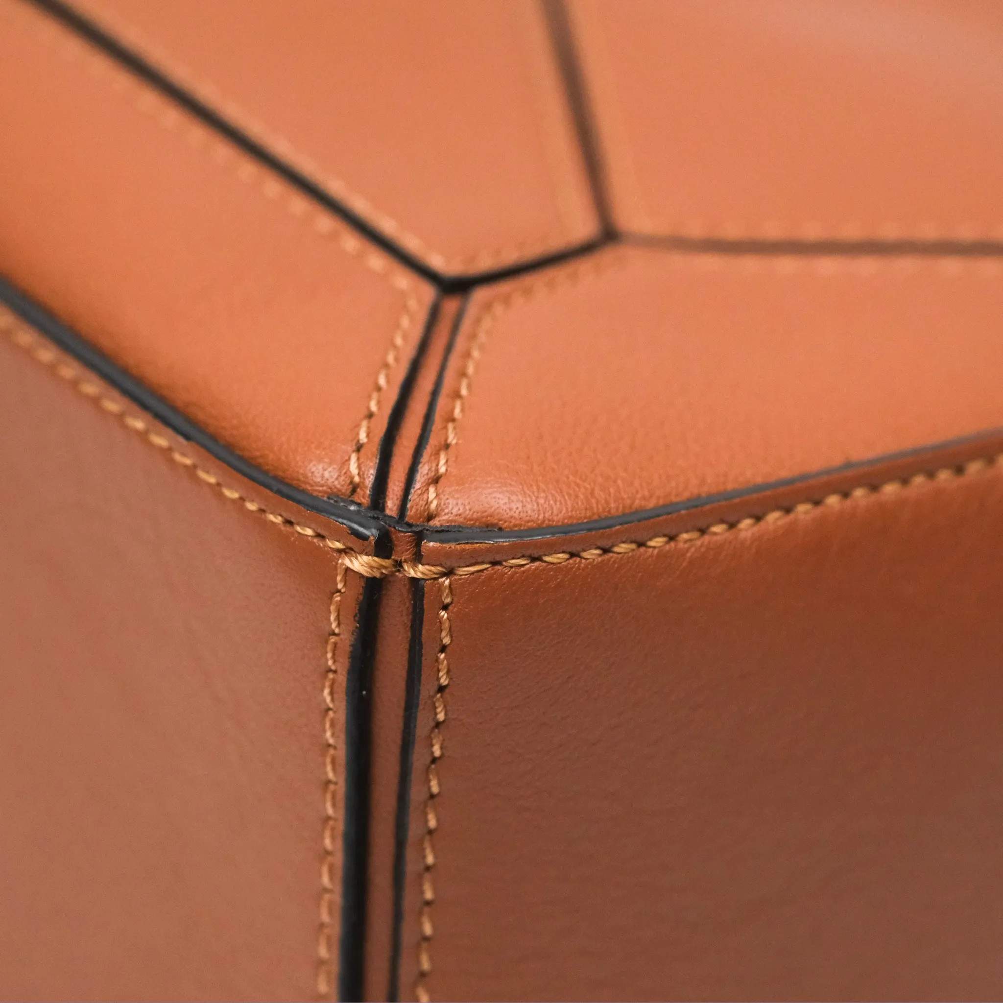 Loewe Small Puzzle Bag Tan Calfskin