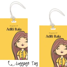 Luggage Tag -  Yellow