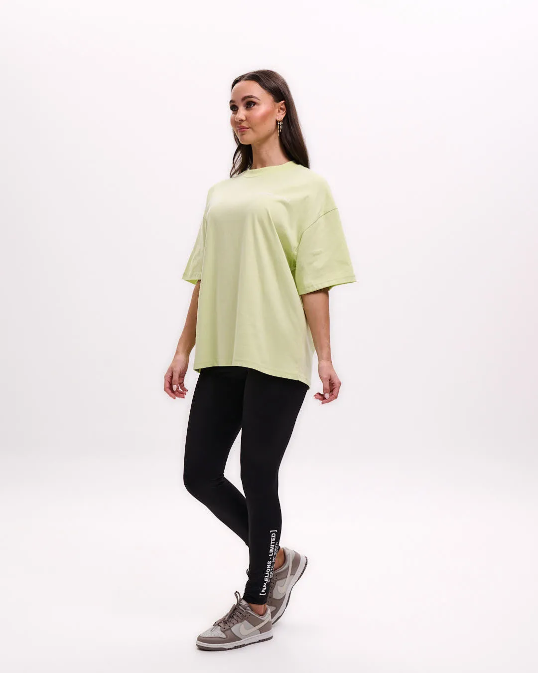 Malelions Women Limited Oversized T-Shirt | Matcha