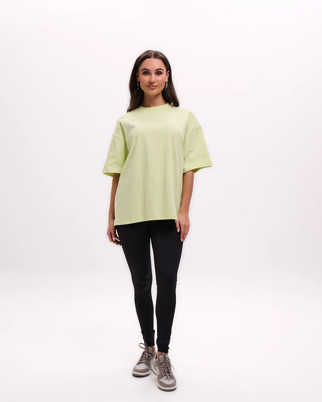 Malelions Women Limited Oversized T-Shirt | Matcha