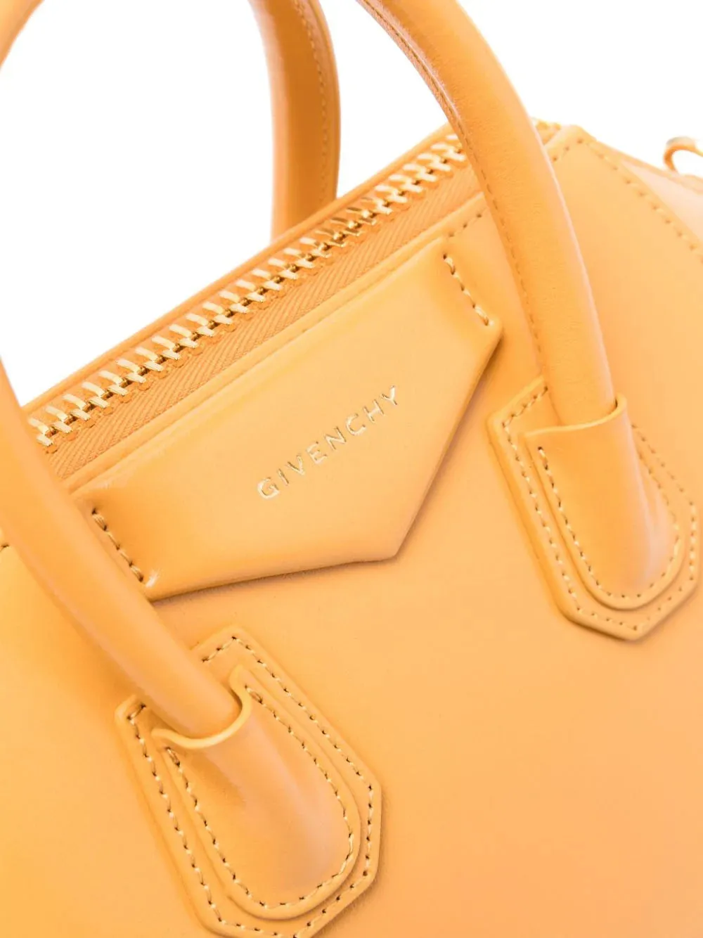 Mini Antigona bag in Box leather