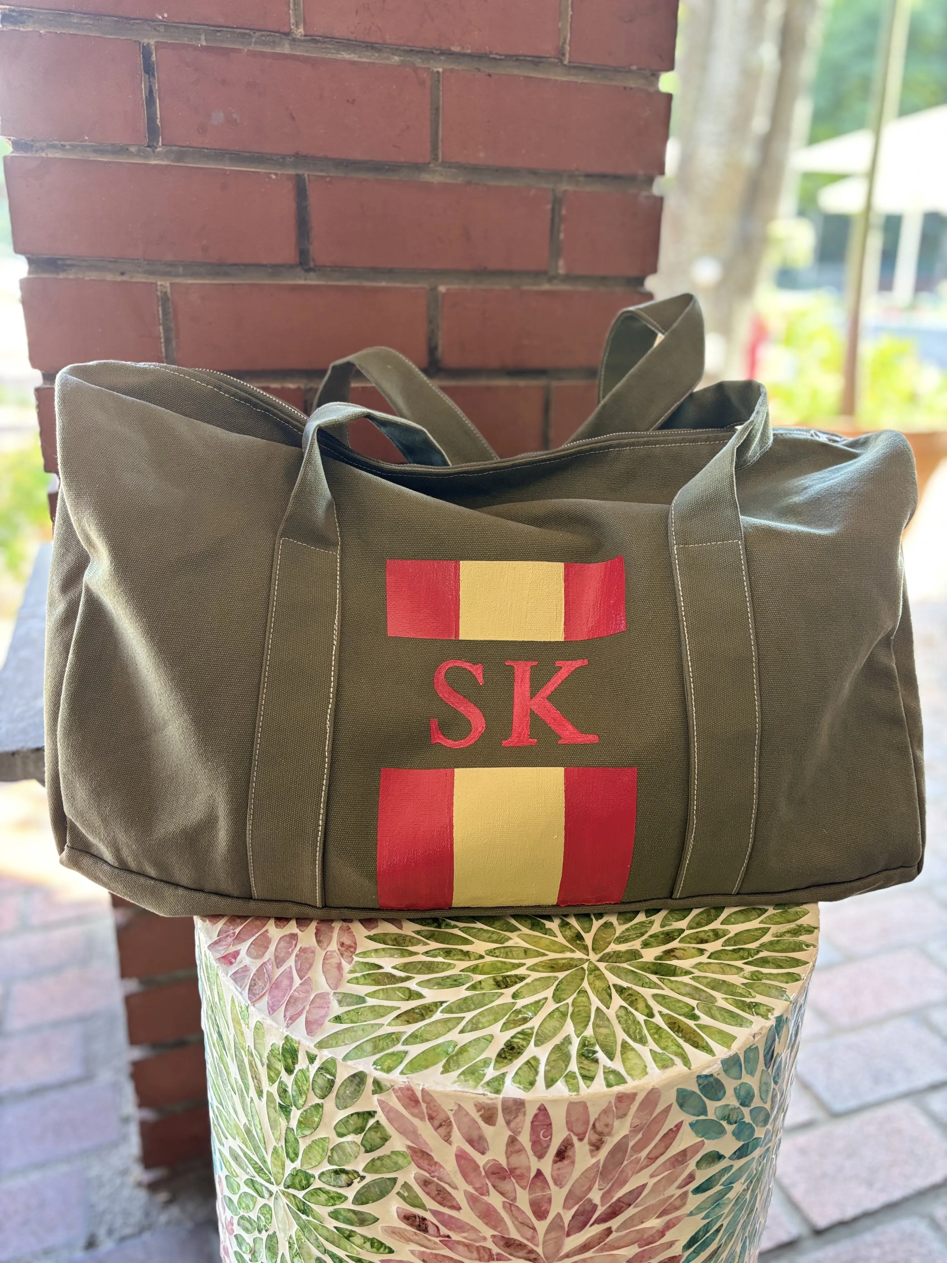 Monogram Weekender - Khaki