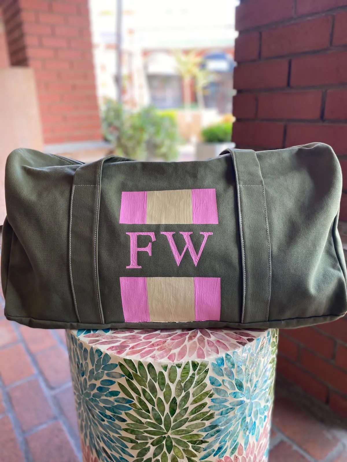 Monogram Weekender - Khaki