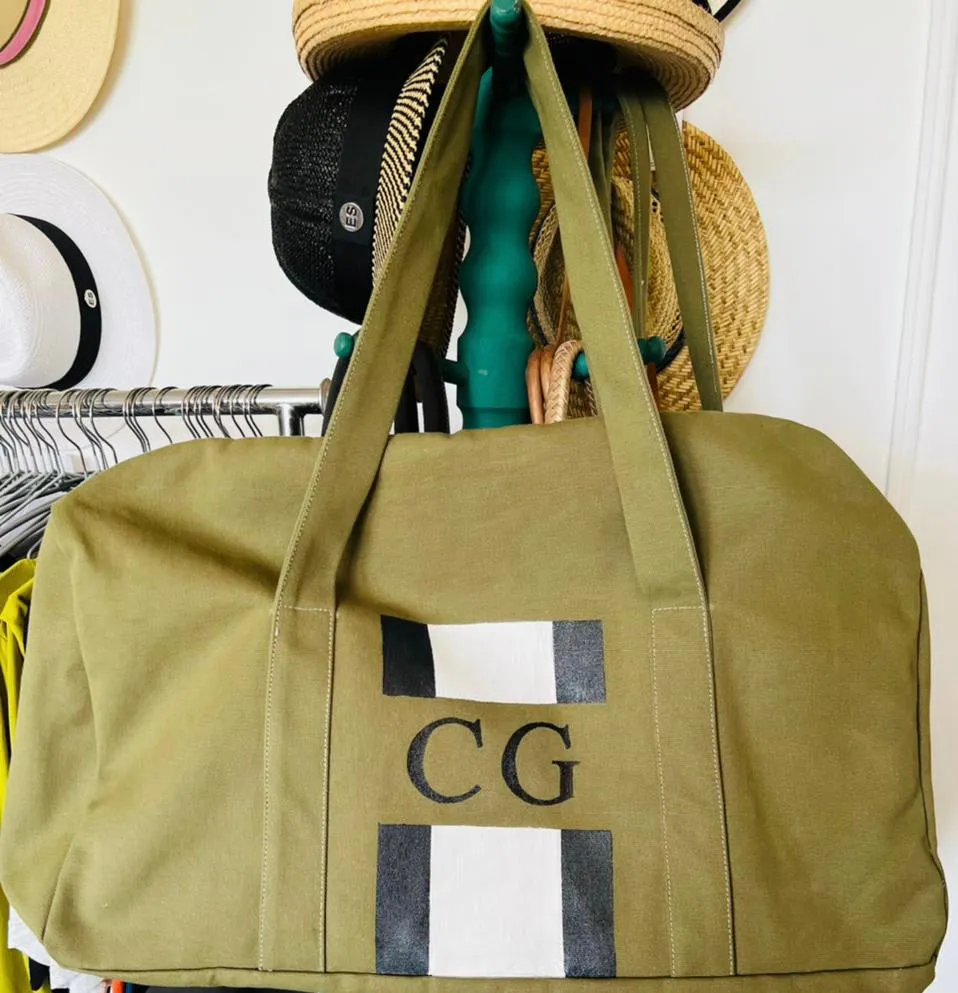 Monogram Weekender - Khaki