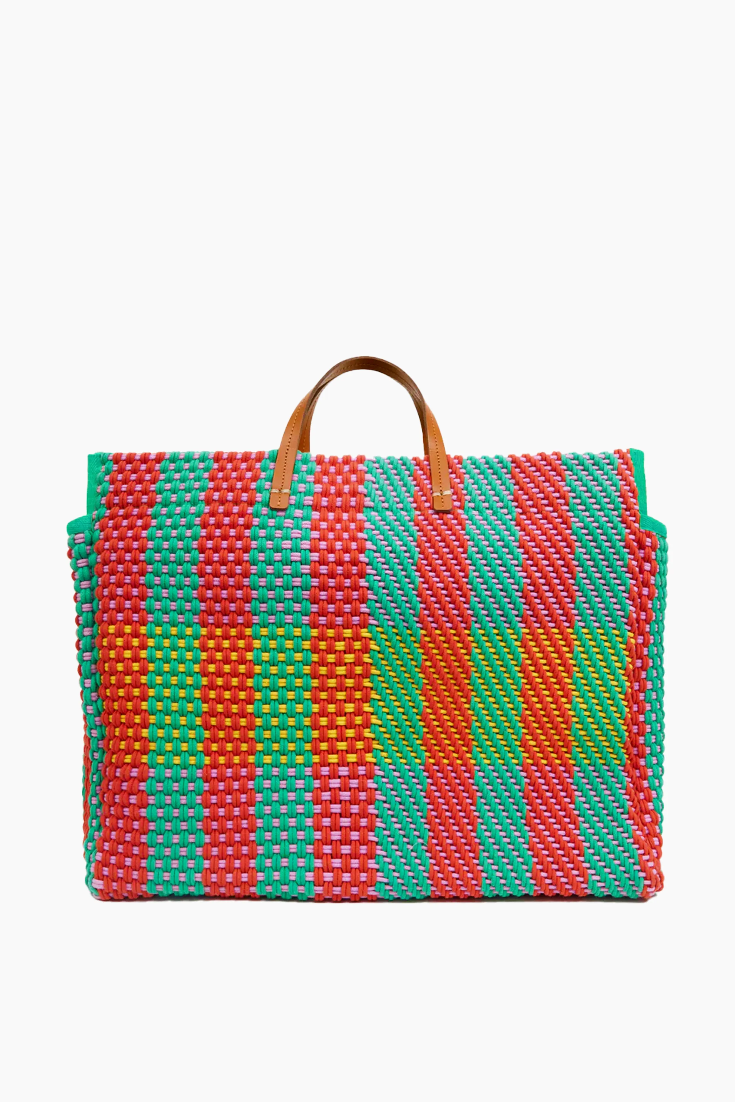 Multi Condessa Plaid Summer Simple Tote