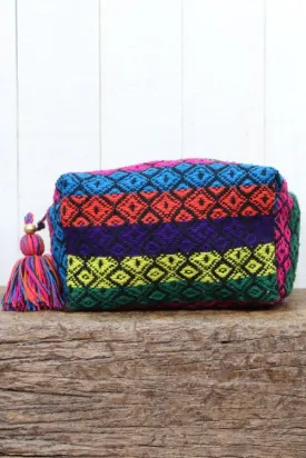 Multi Patterned Makeup Bag