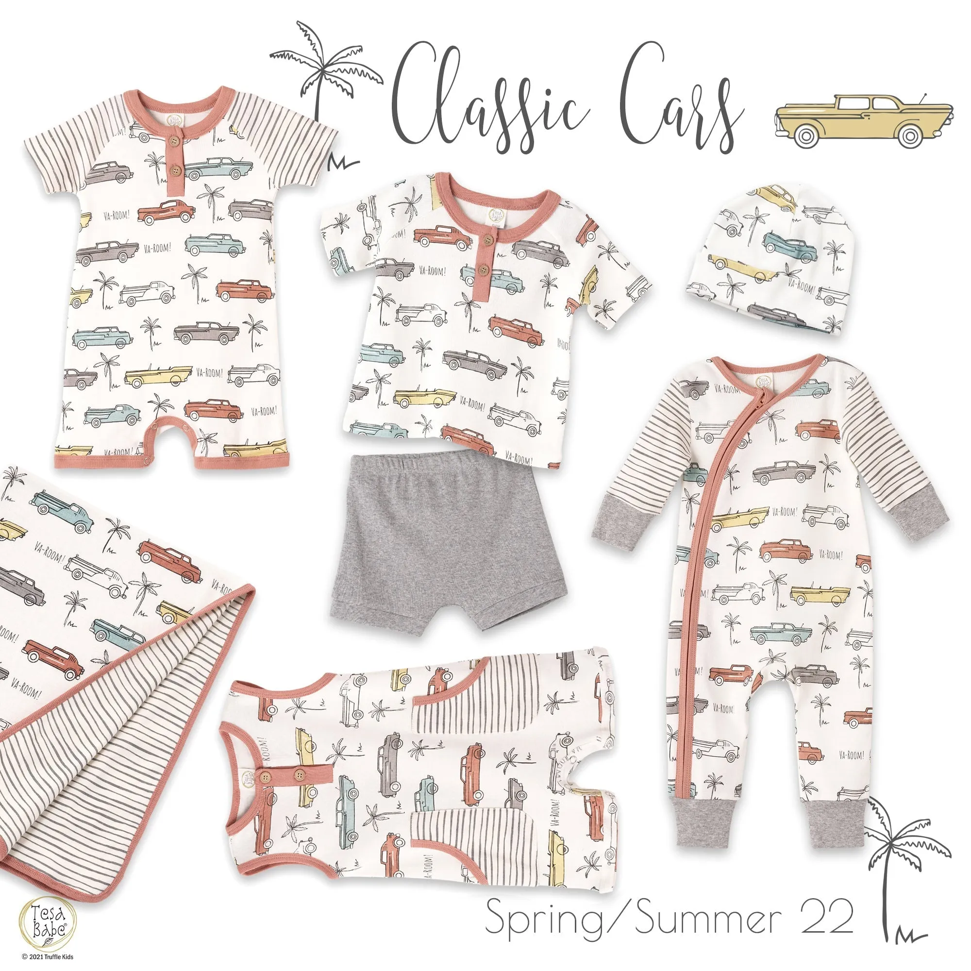 Newborn Classic Cars Romper