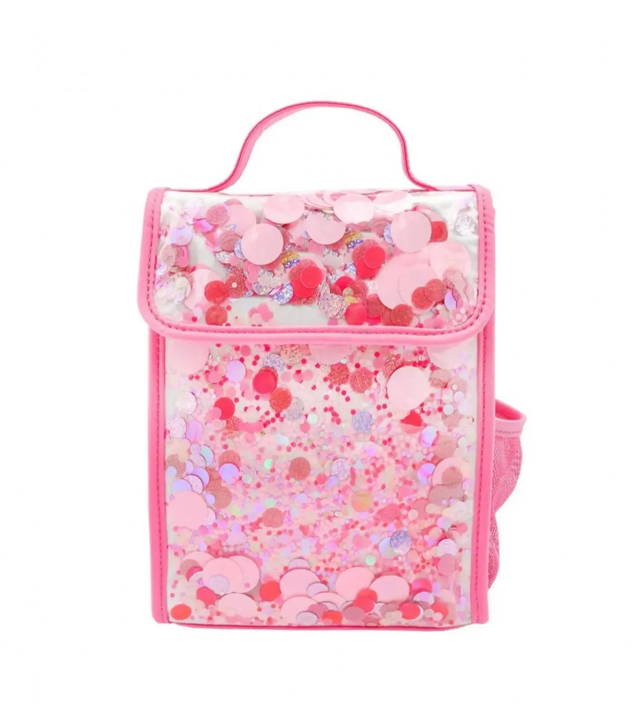 Pink Party Confetti Heavy Duty Insulated Lunchbox