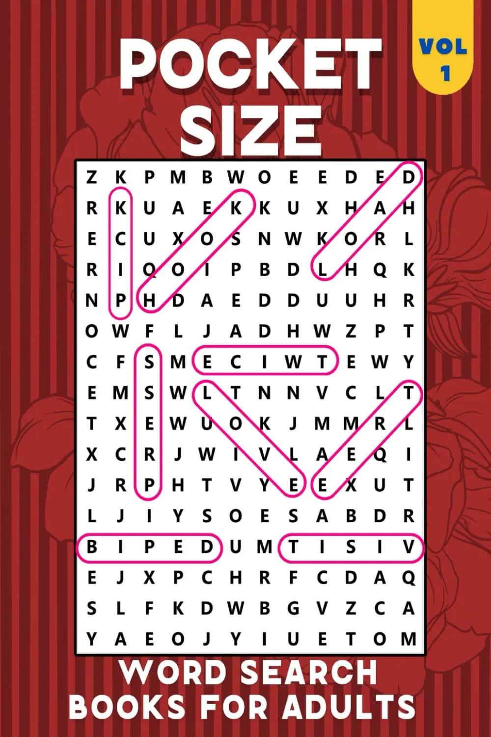 Pocket Size Word Search Books for Adults: 4x6, 102 Puzzles Large font- Easy,Small, Mini,Compact,Travel Size Word Search Puzzle Books for Adults & Kids. Paperback  December 6, 2023