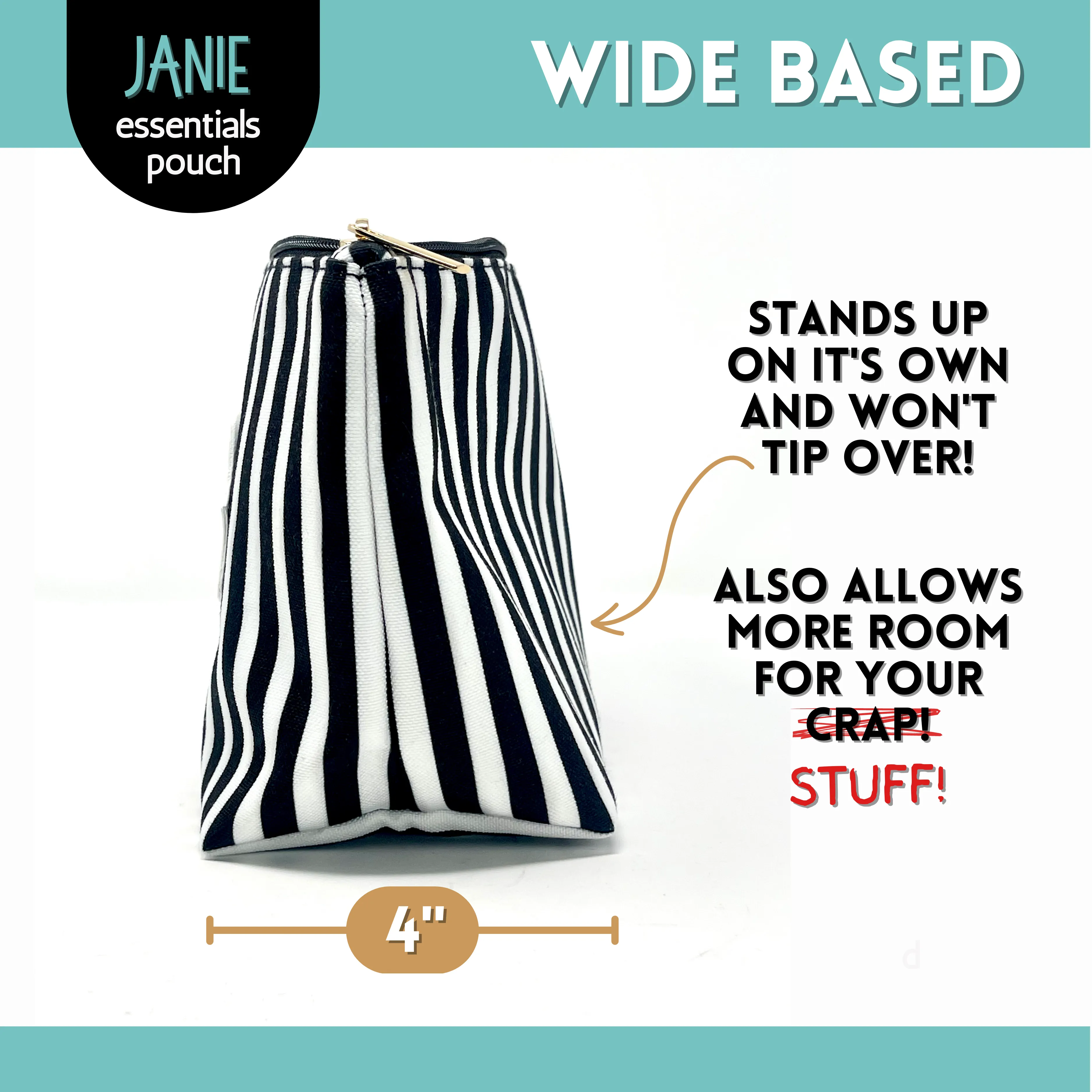 Soccer Mom Janie Zippered Pouch