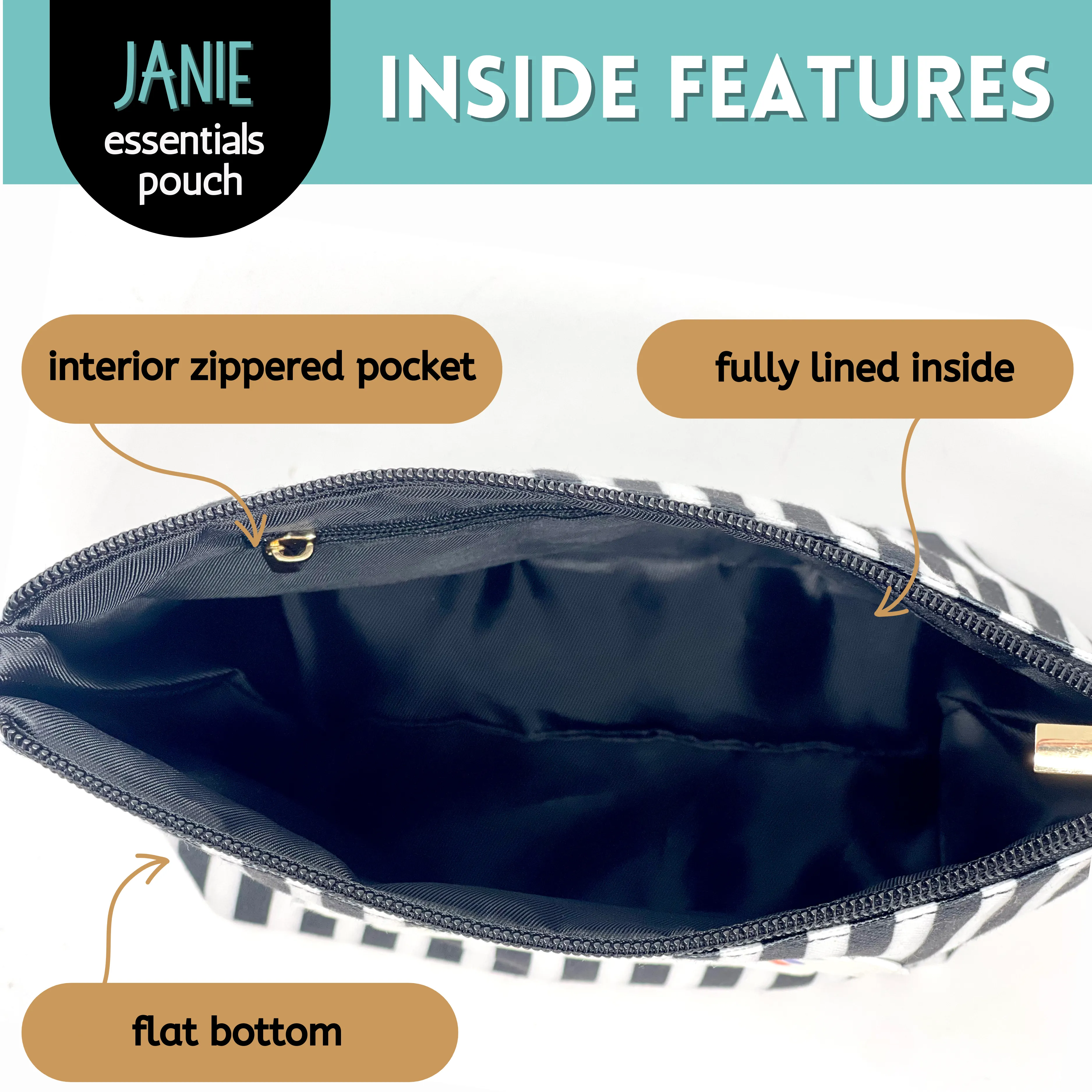 Soccer Mom Janie Zippered Pouch