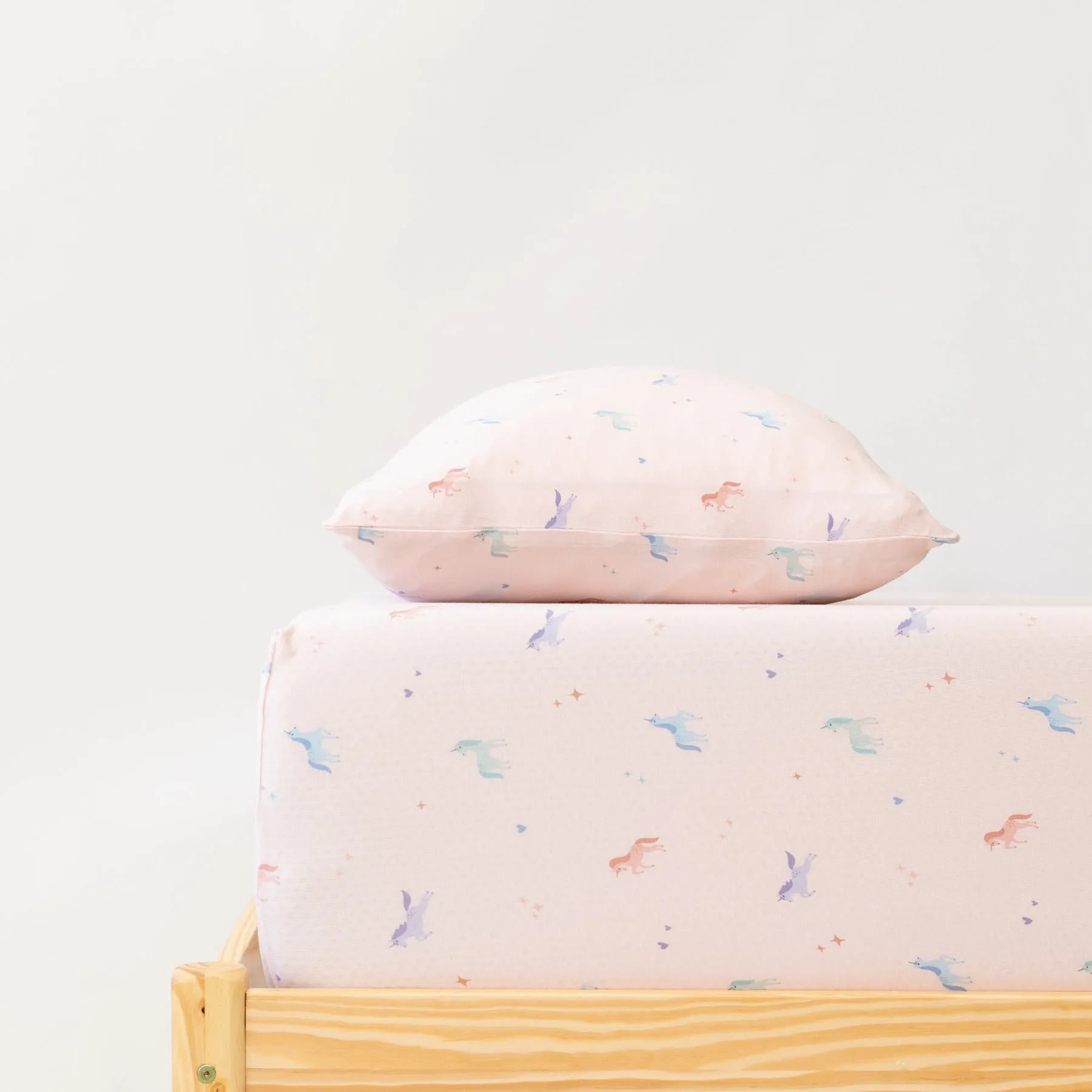 Unicorns Twin Sheet With Pillow Case