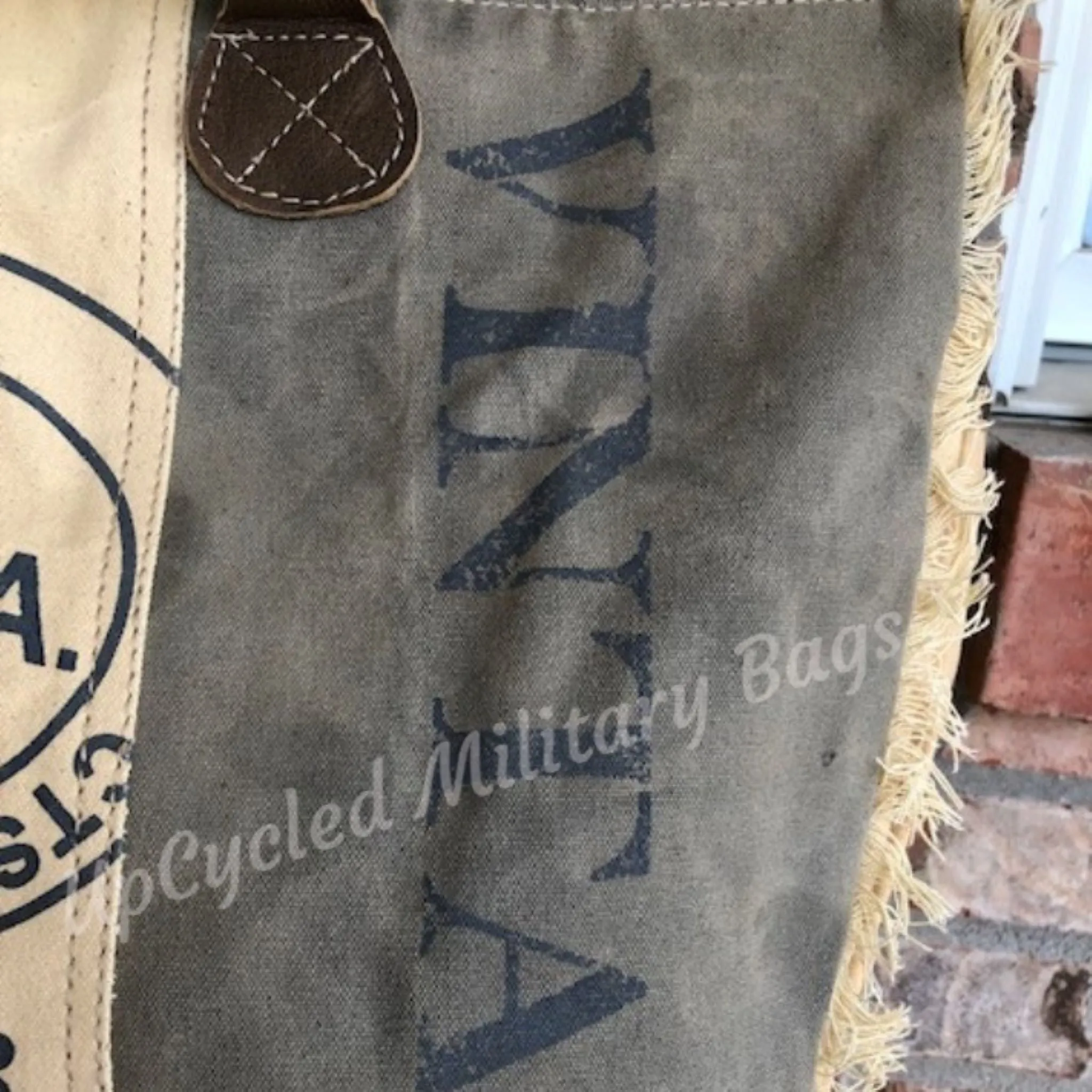 USA Sustainable Canvas Weekender Tote Bag
