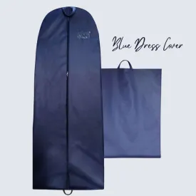 Wedding Lehenga Gown Long Dress Garment Cover Bags 72" with 8" Gusset - BLUE