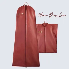 Wedding Lehenga Gown Long Dress Garment Cover Bags 72" with 8" Gusset - MAROON