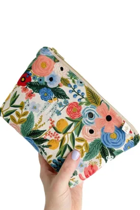 Wildwood Blue Canvas Mini Maxx Cosmetic Bag