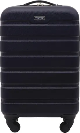Wrangler 20" Spinner Carry-On Luggage, Navy Blue