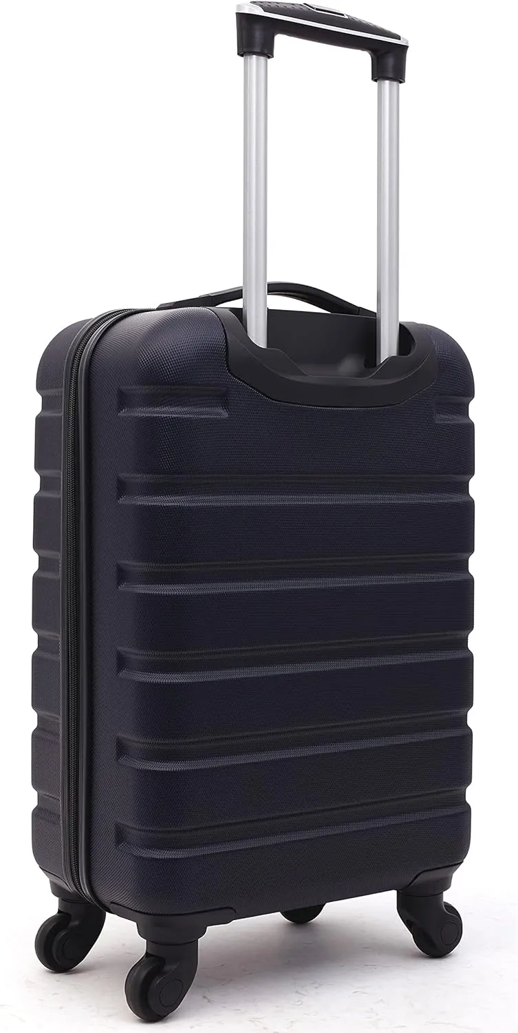 Wrangler 20" Spinner Carry-On Luggage, Navy Blue